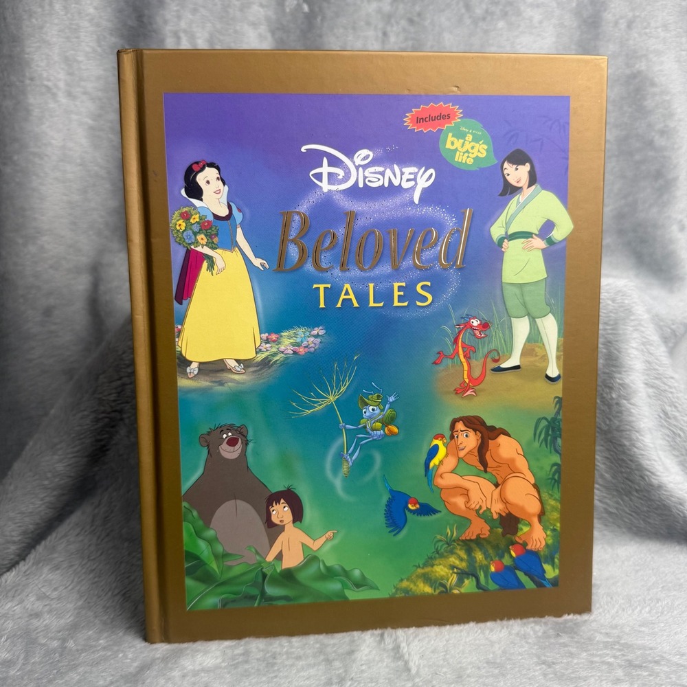 Disney Beloved Tales Hardcover Storybook Collection 2003 DS-MAX 11 Stories Mulan